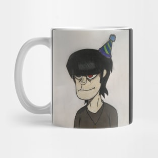 Murdoc in a party hat Mug